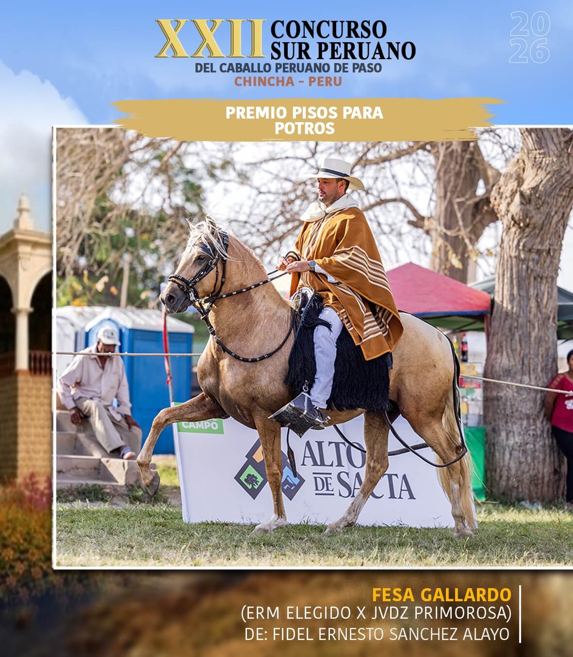fidel sanchez alayo pisos potros premio